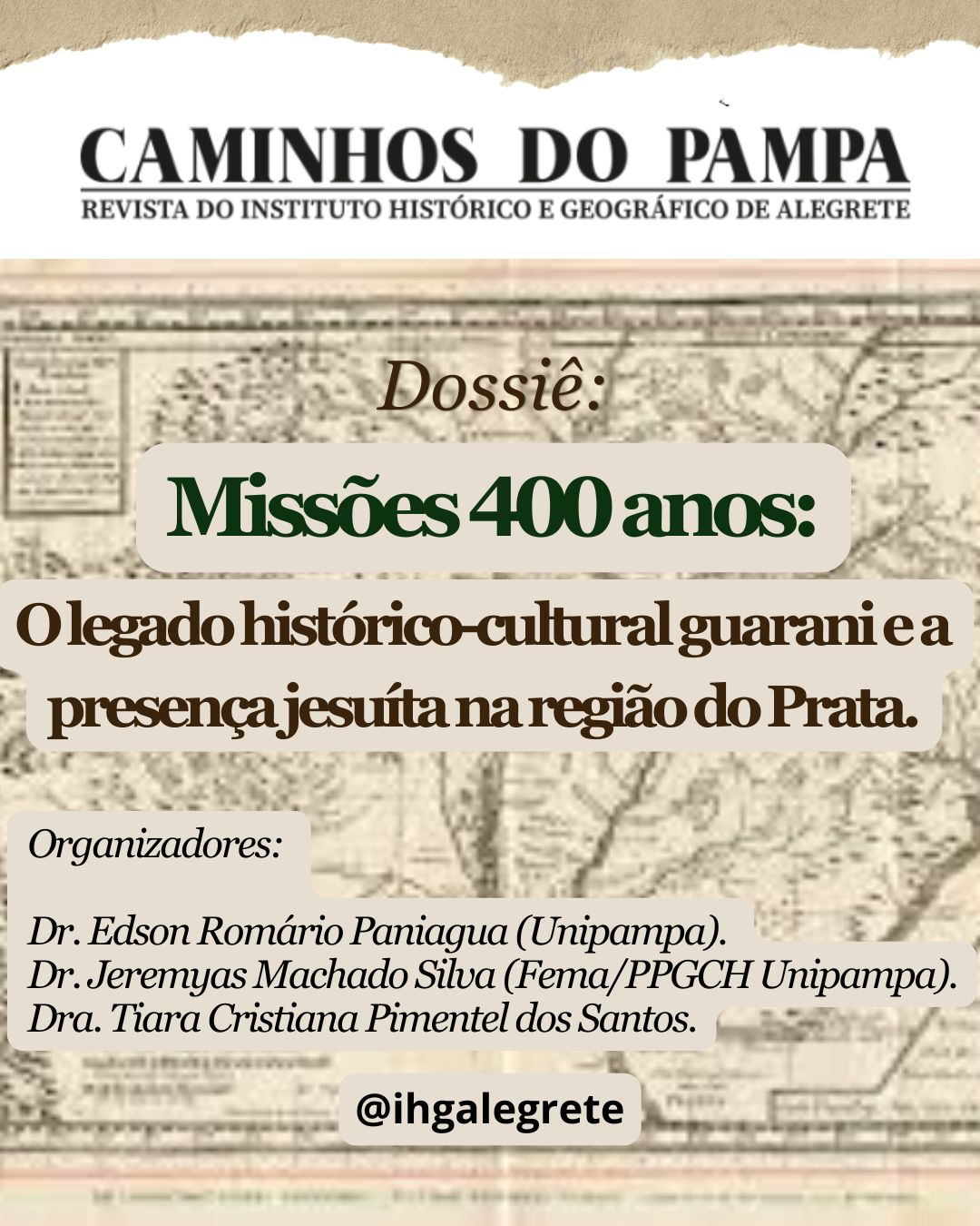 					View Vol. 5 No. 2 (2026): MISSÕES 400 ANOS: O LEGADO HISTÓRICO-CULTURAL GUARANI E A PRESENÇA JESUÍTICA NA REGIÃO DO PRATA
				